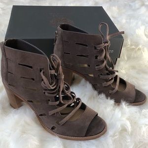 New Vince Camuto Theresa Suede Heels